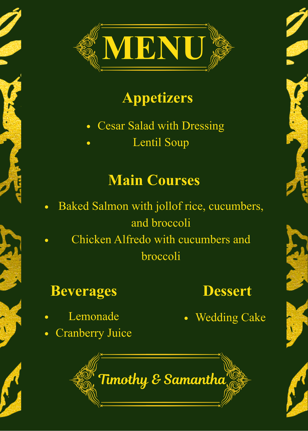 Green and Gold Wedding Bundle- Elegant and Modern (Digital Downloads) Perfect for Christmas Season Weddings