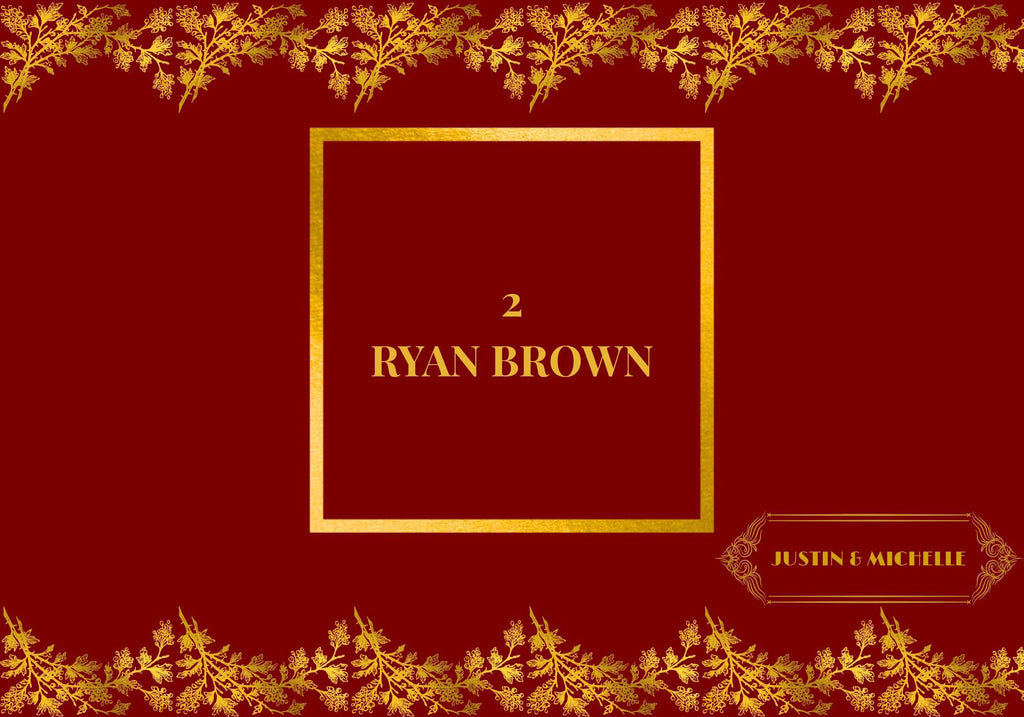Red and Gold- Floral and Elegant Wedding Bundle (Digital Download)